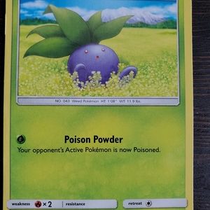 2017 Oddish Holo Pokemon